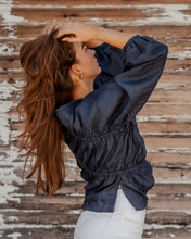 Load image into Gallery viewer, Lily Shirt- Navy
